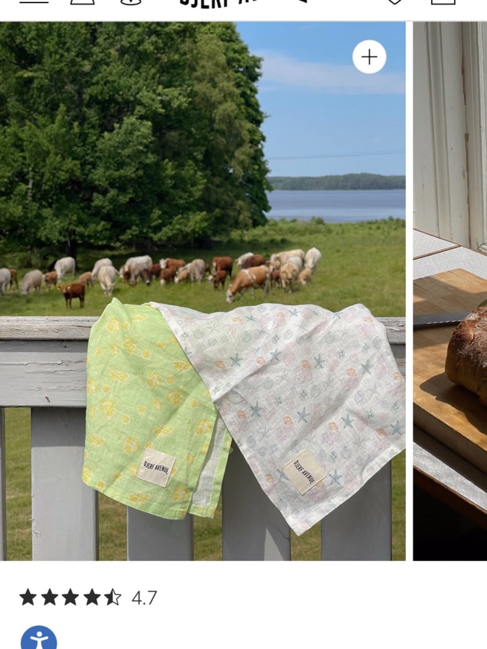 Djerf Avenue Linen Kitchen Towel Set